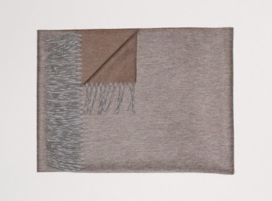 Vorschaubild begg arran reversible plaid flannel mink
