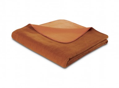 Vorschaubild biederlack duo cotton plaid rotfuchs terracotta