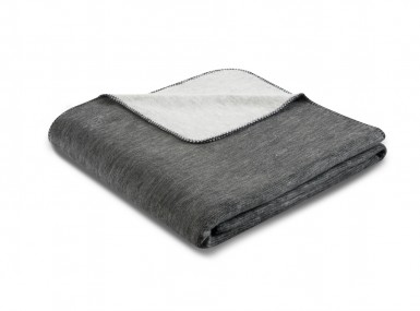 Vorschaubild biederlack duo melange plaid anthrazit silber