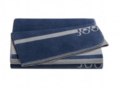 Vorschaubild joop plaid logo signature navy
