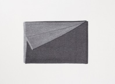 Begg Plaid Vale Reversible Charcoal Grey