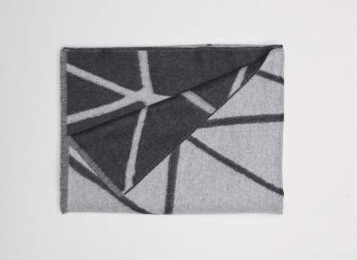 Begg & Co Plaid VALLEY LINK Lamwolle Grey