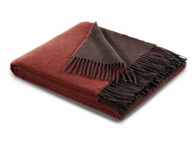 Biederlack Plaid Kaschmir rust braun