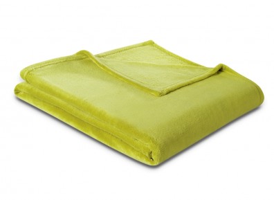 Biederlack Plaid Soft & Cover grün