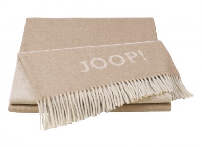 Joop! Plaid FINE DOUBLEFACE Creme Natur