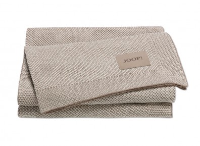 Joop! Plaid LIGHT KNIT Taupe Ecru