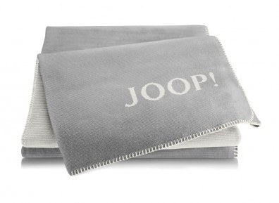 Joop! Plaid Melange Doubleface graphit ecru